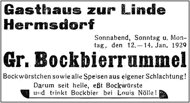 1929-01-10 Hdf Linde Bockbierfest